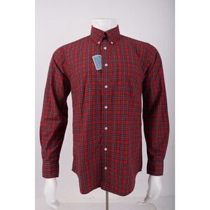 Castaway Nantucket Island Mens Chase Oxford Shirt Size S Red Plaid NWT $135
